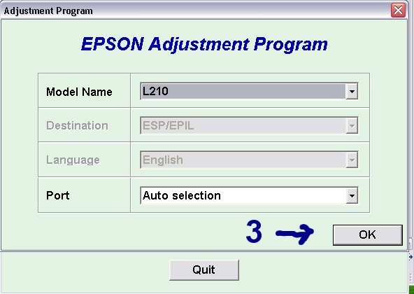 Epson r265 adjustment program